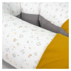 Cuscino allattamento con tasche Baby Idea DOSE DODO Senape