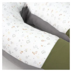 Cuscino allattamento con tasche Baby Idea DOVR DODO Verde