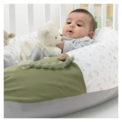 Cuscino allattamento con tasche Baby Idea DOVR DODO Verde