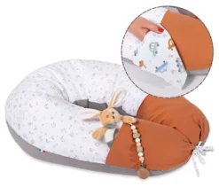 Cuscino allattamento con tasche Baby Idea DOAR DODO Arancio