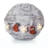 Cuscino decorativo con calze e luci LED Ø 40 cm - Decor