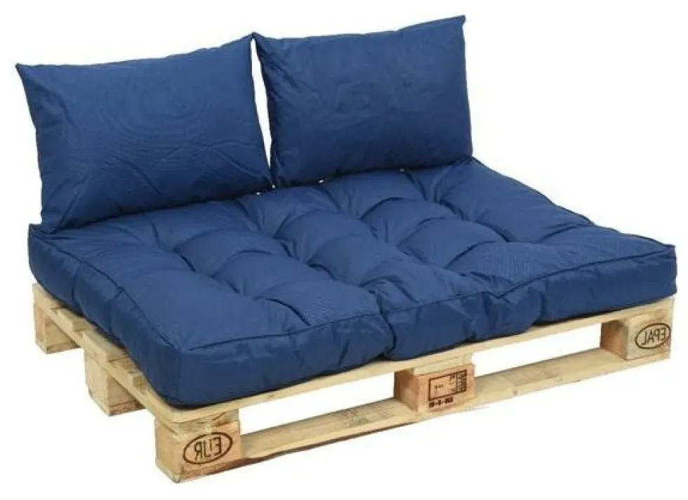 Cuscino divano Amicasa 9878455 Blu denim