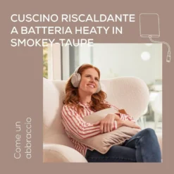 Cuscino riscaldante Beurer HK77 Taupe con batteria ricaricabile