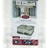 Custodia coperte Domoliving 908020 BOB TON con cerniera zip Bianco e G