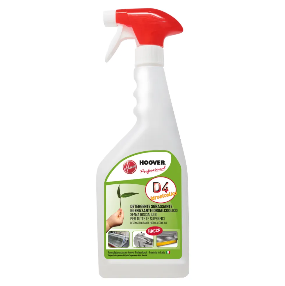 D4 Detergente sgrassante idroalcolico igienizzante