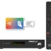 Decoder Digiquest RICD1247 TIVUSAT AX3 Combo 4K Black