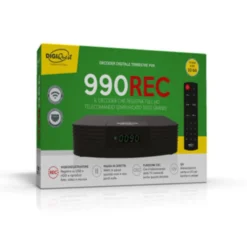Decoder digitale terrestre DIGIQUEST RICD1205 con PVR e WiFi