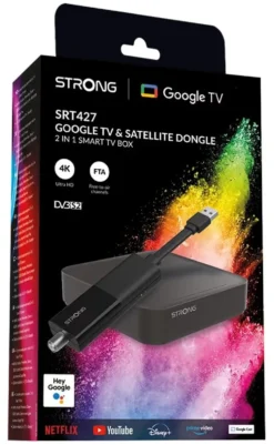 Decoder Strong SRT427 2in1 Google TV Black