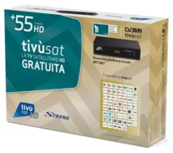 Decoder Strong SRT7807 Tivùsat Hd con Smartcard Black