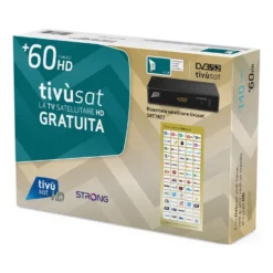 Decoder Tivùsat 4K STRONG SRT7807TIVU con lettore smartcard