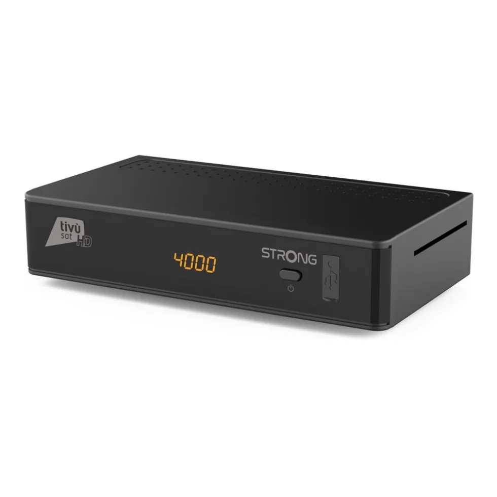Decoder Tivùsat 4K STRONG SRT7807TIVU con lettore smartcard