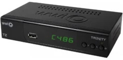 Decoder Wwio TRINITY T2 Basic Dvb T2 Hevc 10 Bit Black