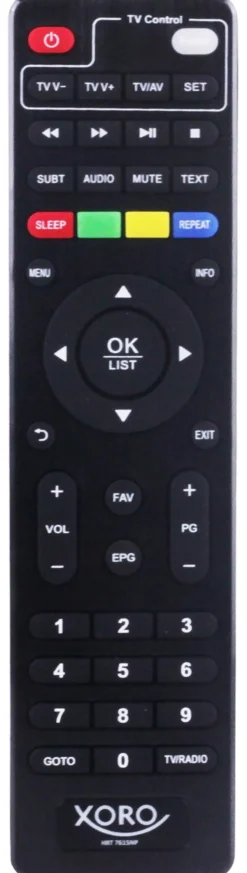 Decoder Xoro HRT 7615 NP Dvb T2 Hevc 10 Bit Black