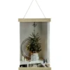 Decorazione in tessuto / legno da parete con LED 25 x h 39 cm - Decor