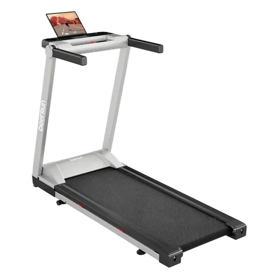 DeerRun Tapis Roulant Elettrico Pieghevole A1 Pro (Argento) - Ideale per il tuo Home Fitness