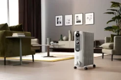De Longhi Radiatore Olio 2500W 12Elem. 3Liv Realenergy
