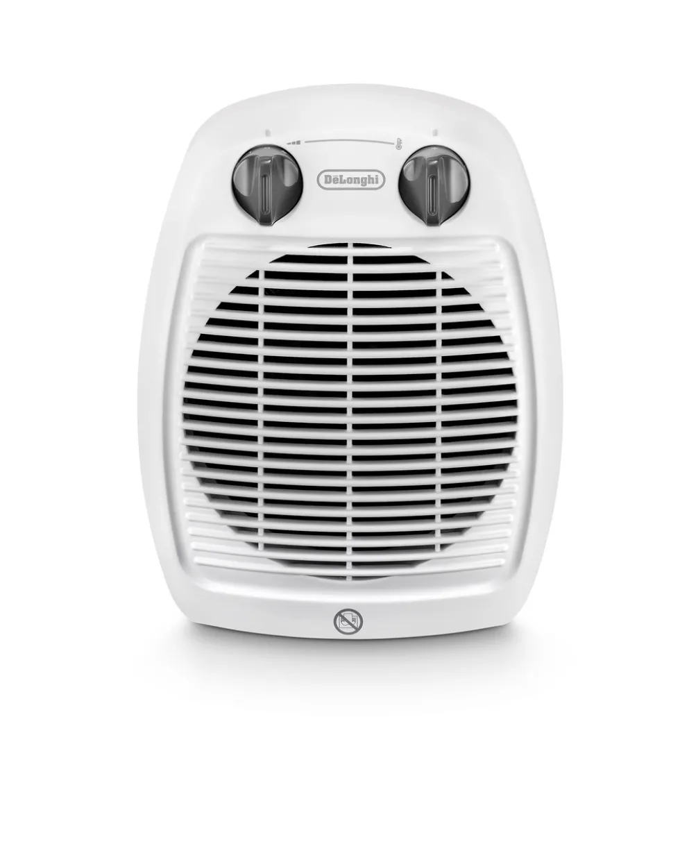 De Longhi Termoventilatore Vert.2000W 2Liv.potenza Vent.estiva Bianco