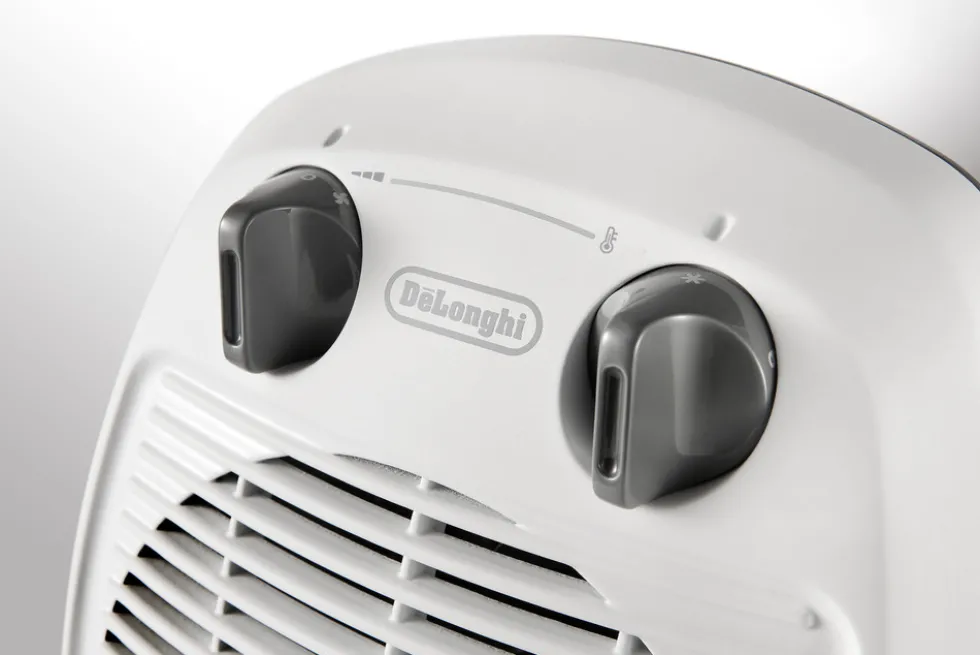 De Longhi Termoventilatore Vert.2000W 2Liv.potenza Vent.estiva Bianco