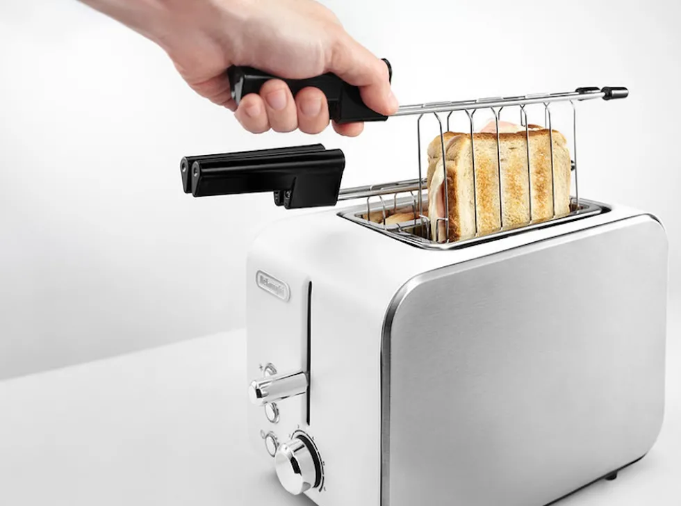 De Longhi Tostapane 2Fette 550W 6Liv. 6Imp.tostatura