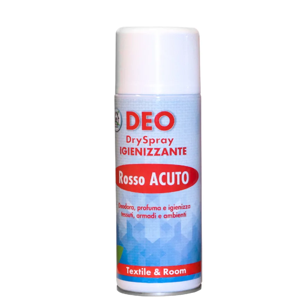 Deodorante igienizzante per tessuti, auto e casa Rosso acuto
