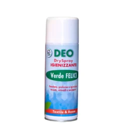 Deodorante igienizzante per tessuti, auto e casa Verde felice