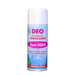 Deodorante igienizzante per tessuti, auto e casa Rosa soave