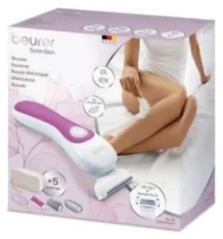 Depilatore Beurer 57613 BEAUTY Hl 36 Satin Skin Bianco e Fucsia
