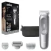Depilatore Braun BG7550 SERIES 7 Body Groomer 2in1 Silver