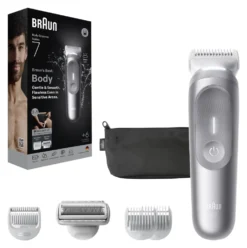 Depilatore Braun BG7550 SERIES 7 Body Groomer 2in1 Silver
