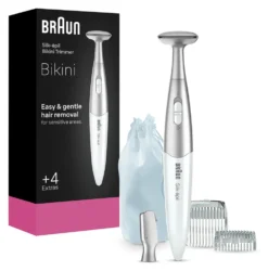 Depilatore Braun FG1100 SILK EPIL Bikini Trimmer White e Silver