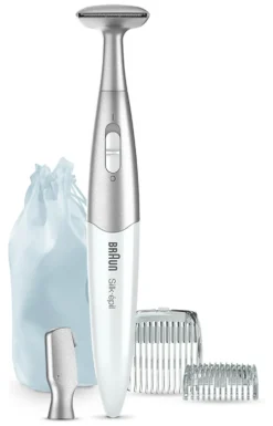 Depilatore Braun FG1100 SILK EPIL Bikini Trimmer White e Silver