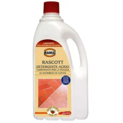 Detergente acido tamponato per pavimenti in cotto Rascott 1 litro Madras