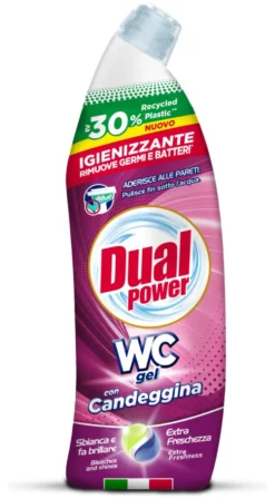 Detergente bagno Dual Power DS9149 Disincrostante WC candeggina