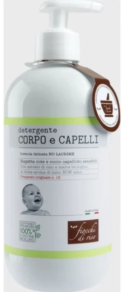 Detergente bimbi Fiocchi di Riso 00095236700000 Corpo e Capelli Talco