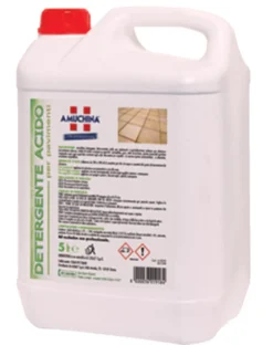 Detergente disincrostante acido