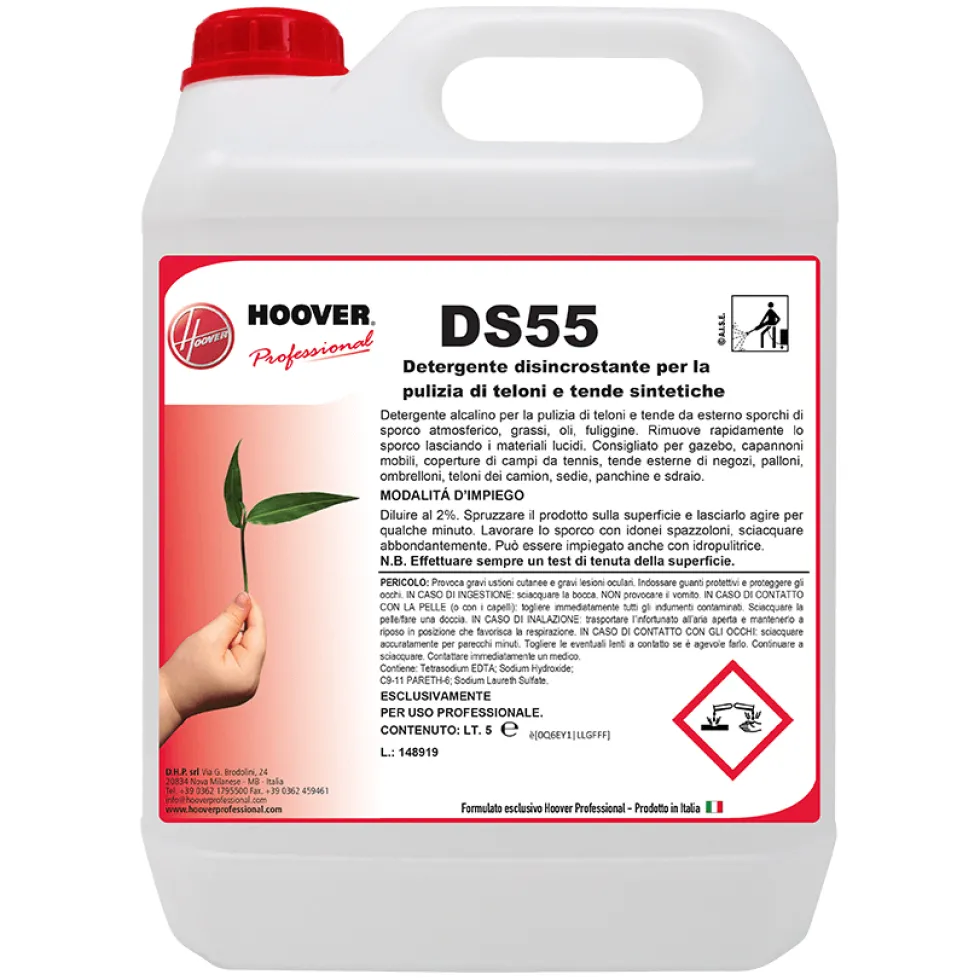 Detergente disincrostate per pulizia teloni 5 litri