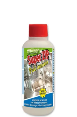 Detergente e brillantante Zipper acciaio inox da 250 ml.