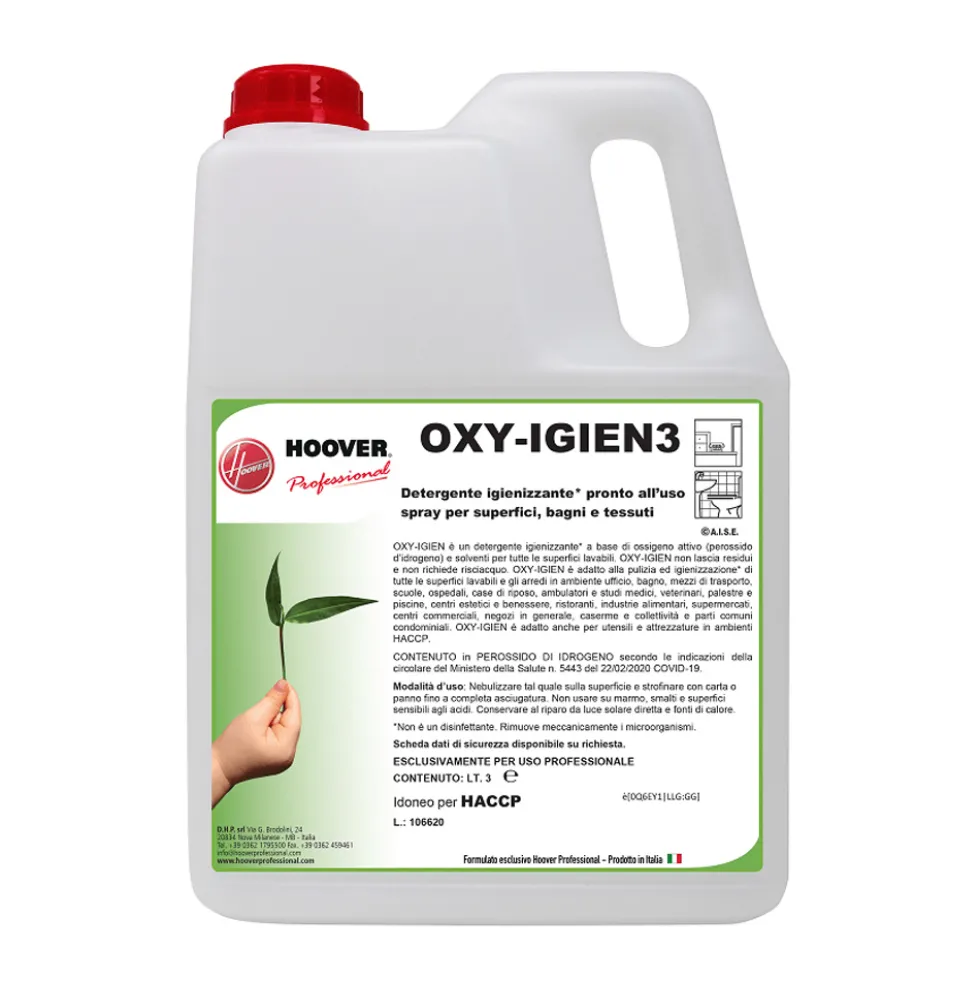 Detergente igienizzante per superfici e tessuti Oxy Igien 3 litri