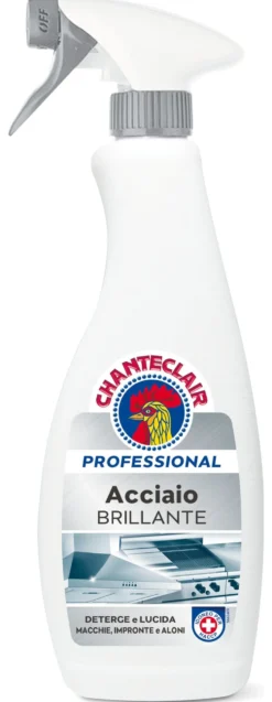 Detergente inox Chanteclair 603L20IT PROFESSIONAL spray Acciaio Brilla