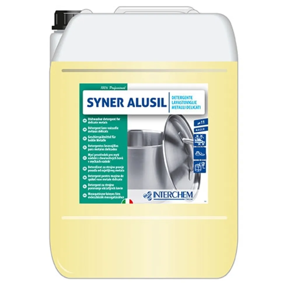 Detergente lavastoviglie metalli delicati Syner alusil 10 Kg