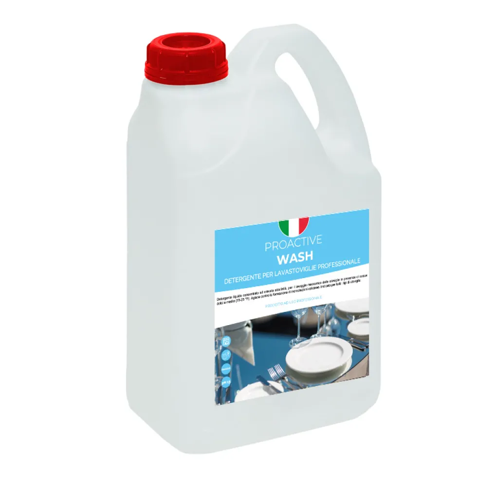 Detergente per lavastoviglie professionale ProActive Wash 5 litri