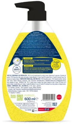 Detergente piatti Dual Power LM9188 Gel concentrato Carboni Attivi Lim