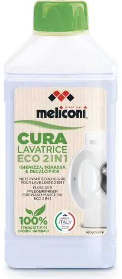 Detergente pulizia lavatrice Meliconi 656161 GREEN Eco 2in1 2x250 ml