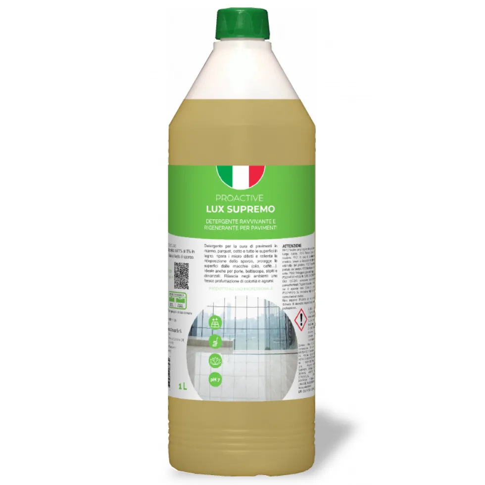 Detergente ravvivante e rigenerante per pavimenti ProActive Lux Supremo 1 litro