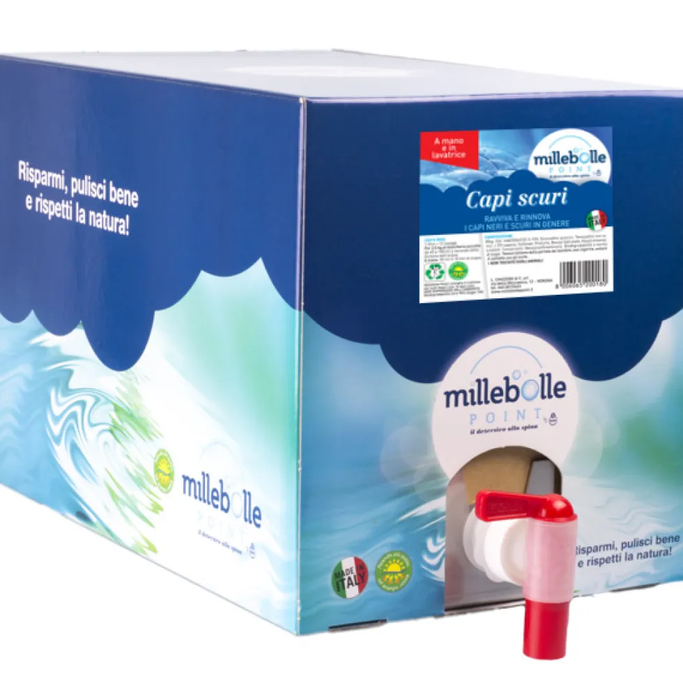 Detersivo bucato Capi scuri - ecobox 20 Kg