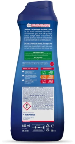 Detersivo lavastoviglie Dual Power LV9156 Gel Bicarbonato & Salvia