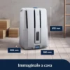 Deumidificatore De Longhi DD230P 30l/24h con tanica da 7L