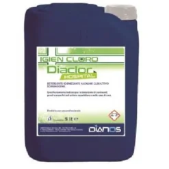 Diaclor Hospital detergente igienizzante e disinfettante a base di ipoclorito di sodio 5 LT