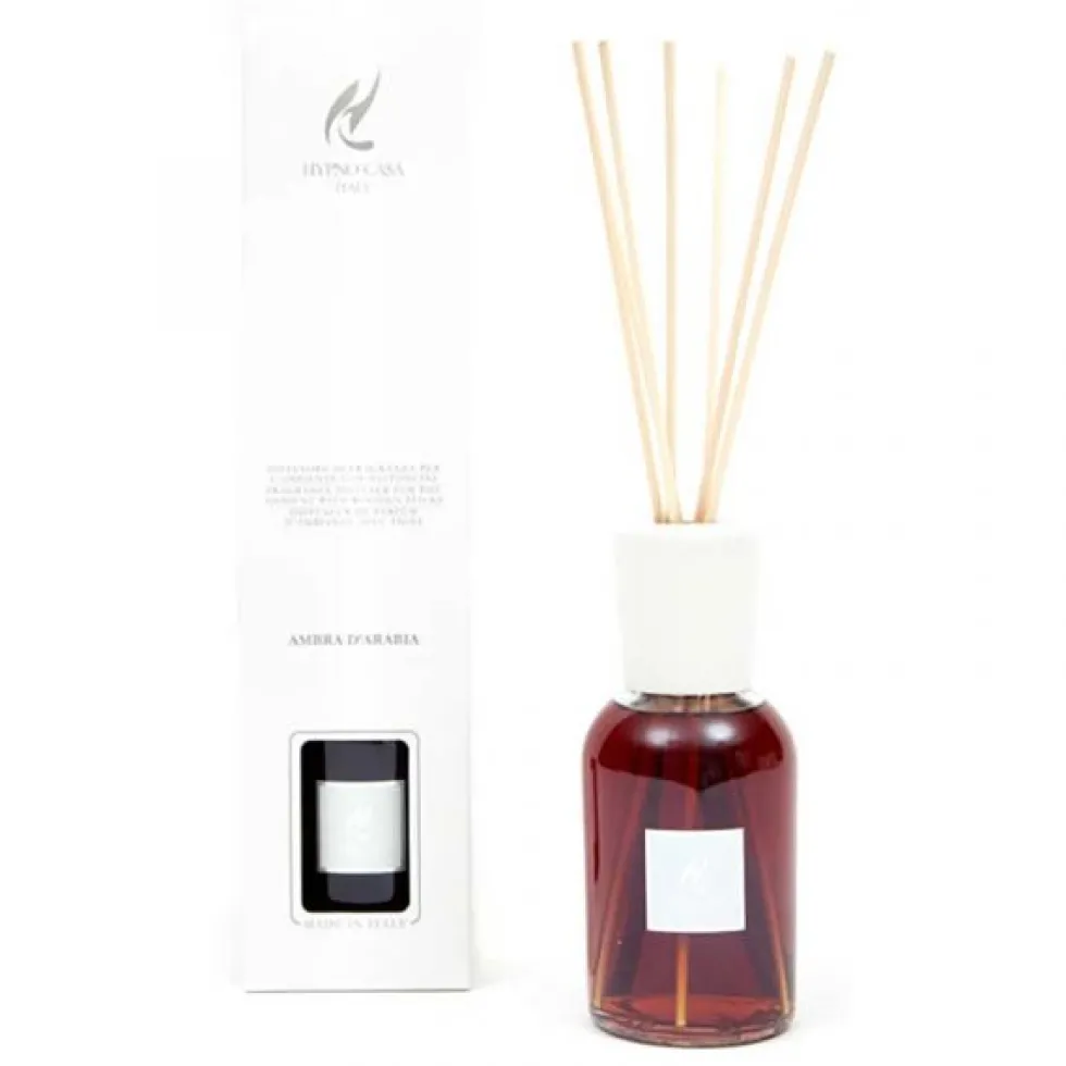 Diffusore per ambiente con bastoncini 250 ml. Ambra d'Arabia