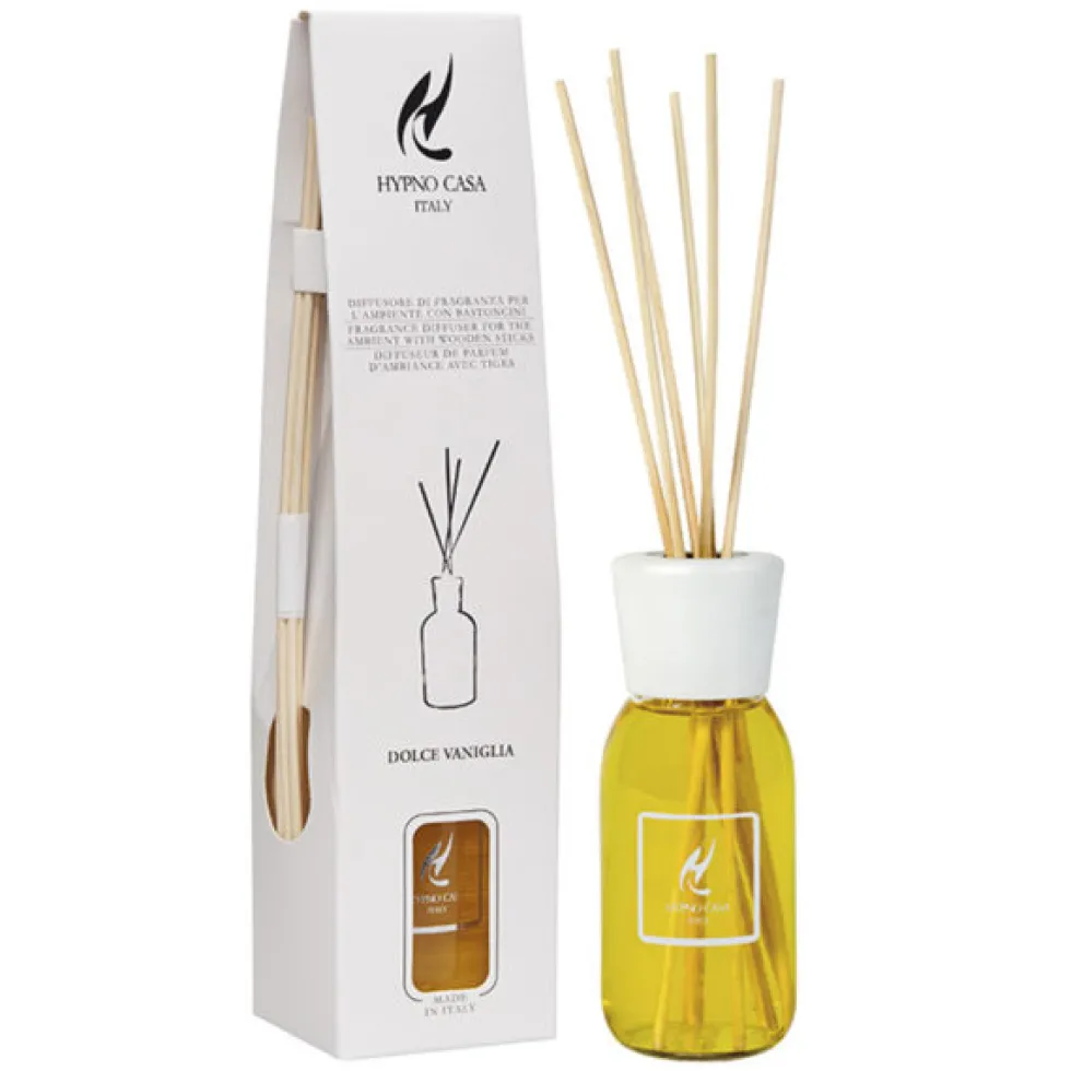 Diffusore per ambiente con bastoncini 250 ml. Dolce Vaniglia